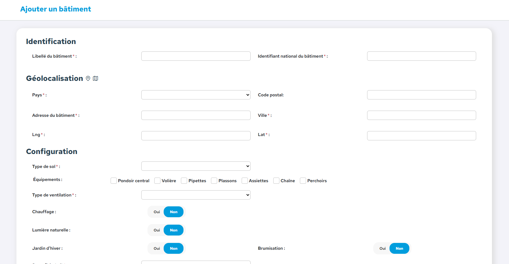 Ajouter un bâtiment